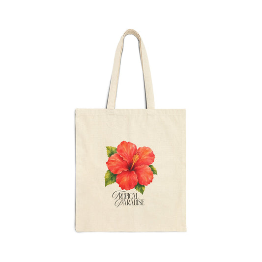 Cotton Tropical Tote Bag - Daimon