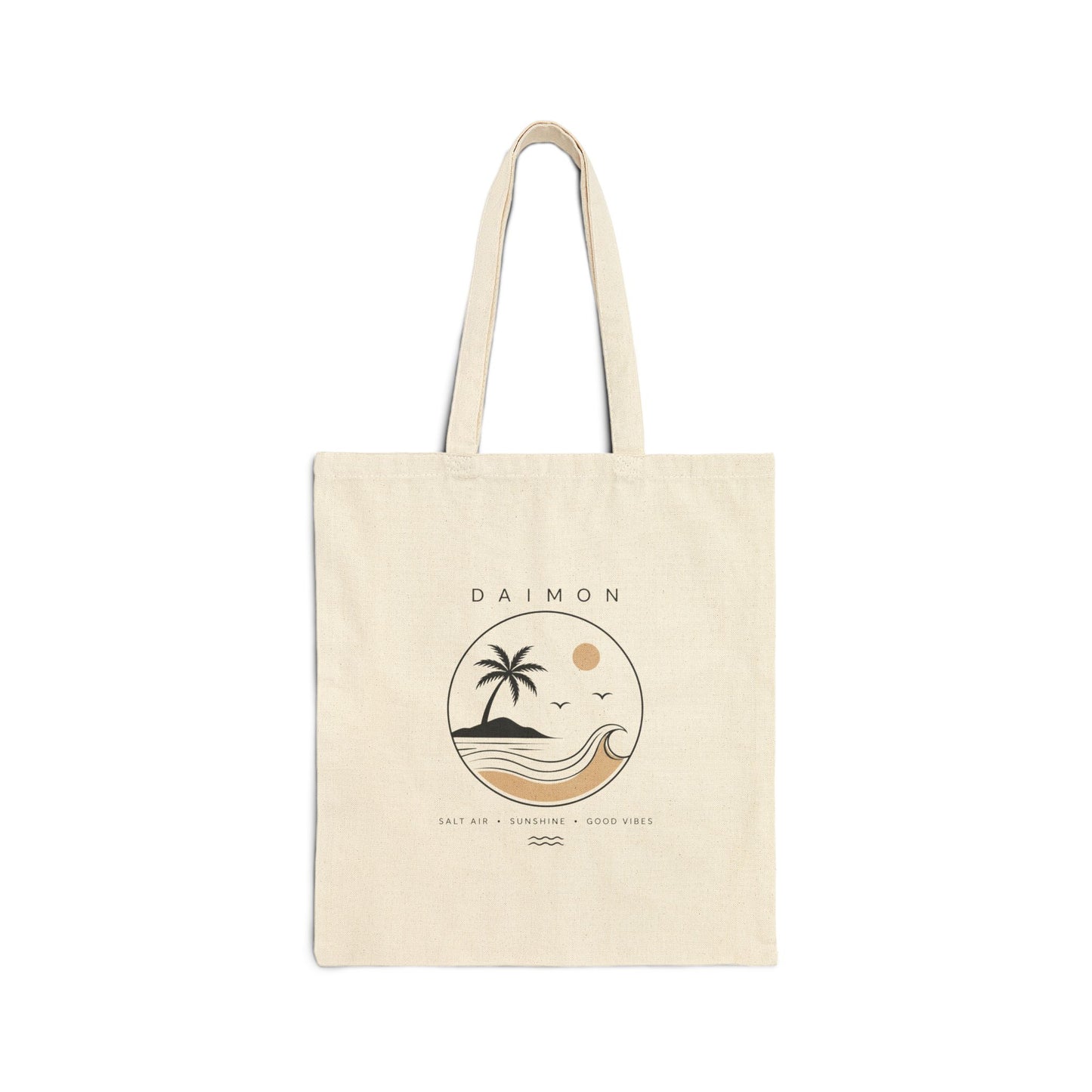 Beach Cotton Tote Bag - Daimon