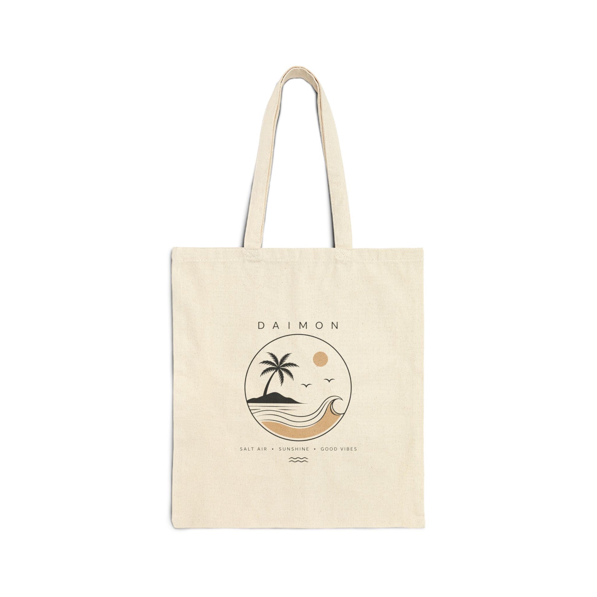 Beach Cotton Tote Bag - Daimon