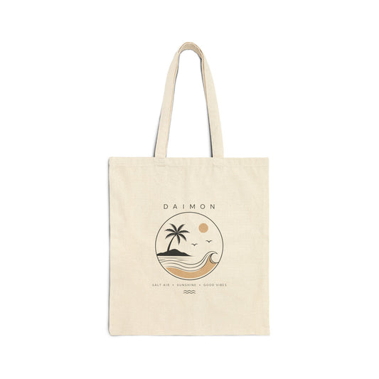 Beach Cotton Tote Bag - Daimon