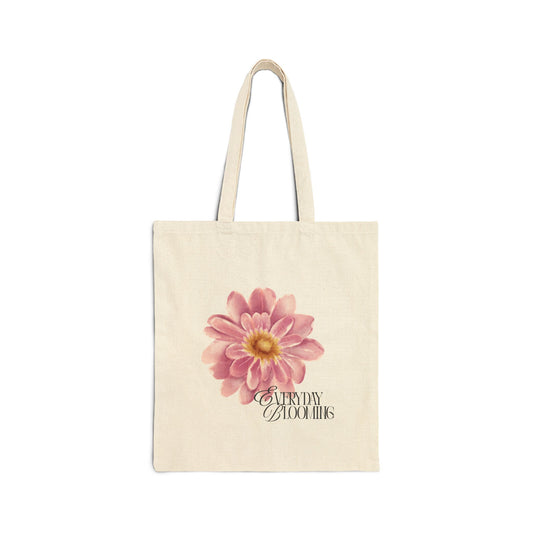 Everyday Blooming Floral Canvas Tote Bag - Daimon