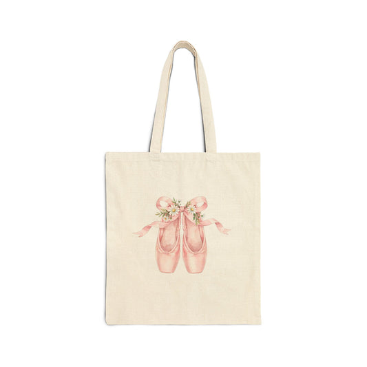 Ballet Bliss Cotton Tote Bag